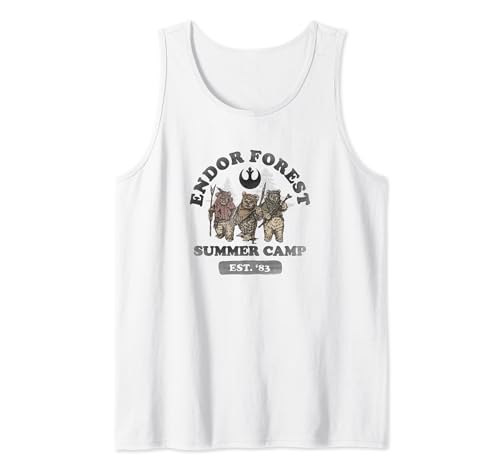 Star Wars Endor Forest Summer Camp Z1 Tank Top