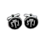 Bloody devil Gemelli da matrimonio, personalizza le iniziali 3 lettere, gemelli con monogramma iniziali, gemelli personalizzati, gemelli da sposa personalizzati, gemelli con monogramma e