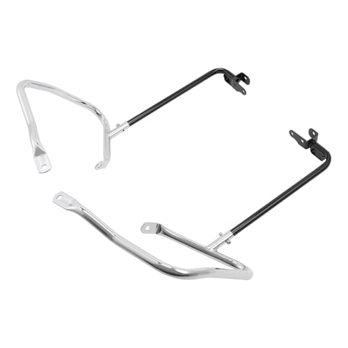 Barra de soporte y protección para alforjas compatible con Harley 2023-2025 CVO Road Glide FLTRXSE, Street Glide FLHXSE, Road Glide FLTRX, Street Glide FLHX y FLHXU, cromada miniatura 5