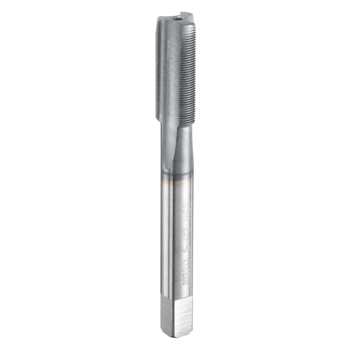 HARFINGTON M9x0.5 Metric Thread Tap 6542 Cobalt High-Speed Steel TiCN Coated Plug Tap Right Hand Straight Flutes Screw Threading Hand Tap