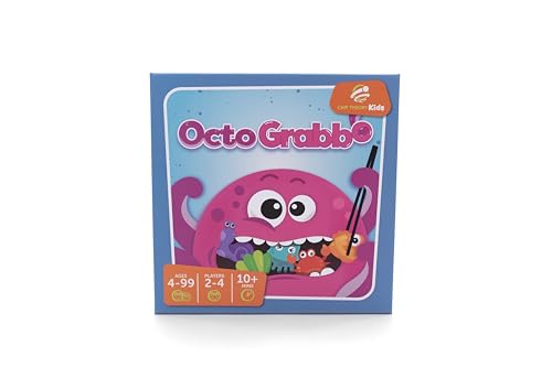 OctoGrabbo Juego de Mesa para Niños 4+ | Práctica con Palillos, Cartas de Animales Marinos, Diversión Familiar para 2-4 Jugadores miniatura 1
