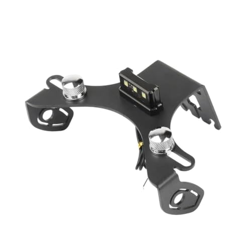 Support plaque immatriculation Z1000 en alliage aluminium noir 2013-2017