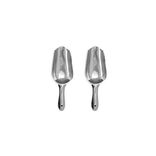 Update International BS-9 Stainless Steel Bar Scoop, 6-Ounce(12ea)