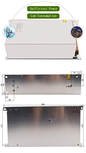 Image of Tridev Traders Adjustable Voltage Power Supply DC (05-60Volt) Max 17A 1000W with LED Display Max 60V Power Supply Variable AC to DC Converter (AC 220V /240V) to (DC 05V /60V) Max 17Amps 1000Watts