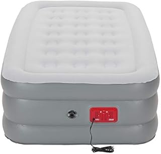 Coleman Support Rest Twin Elite Air Bed with Built-in Pump, 20"