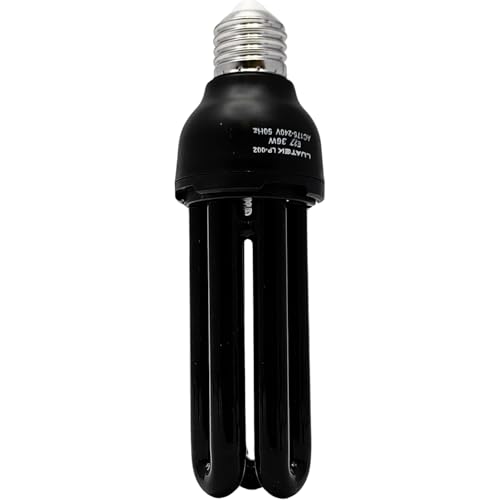 Lâmpada LED Luz Negra 36W 220V Efeito Fluorescente Neon Realce de Cores para Festas, Bares e Decoraç