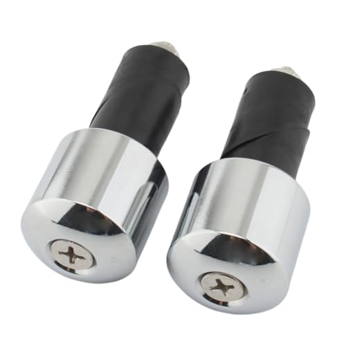 Embouts de guidon VMAX 540 en caoutchouc anti-vibration et fer chromé Bacar