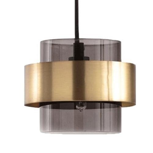 Pendant lamp de estilo nórdico y lámpara decorativa de tubo de vidrio para pasillos