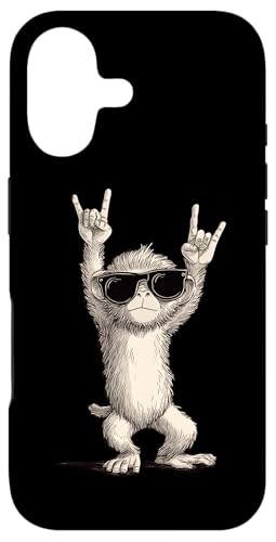 Rock On Monkey Sunglasses Groove Style Case for iPhone 17