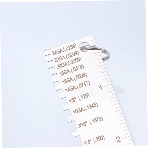 2pcs Medidor de Grosor para Soldadura Herramienta de Inspección de Alta Precisión miniatura 6