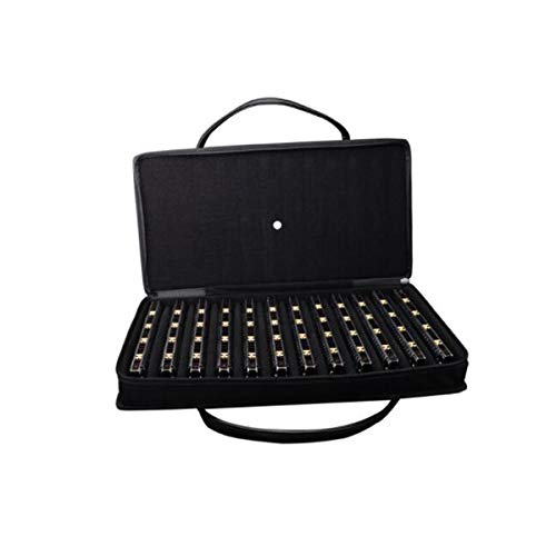 KMDSM Harmonica, Imported Gongs 7-tone Set Harmonica, niveau débutant professionnel, polyphonie (Color : Silver-12 tone) - Les Beatles, Paul McCartney, John Lennon, RIngo Starr, George Harrison KMDSM Harmonica, Imported Gongs 7-tone Set Harmonica, niveau débutant professionnel, polyphonie (Color : Silver-12 tone)