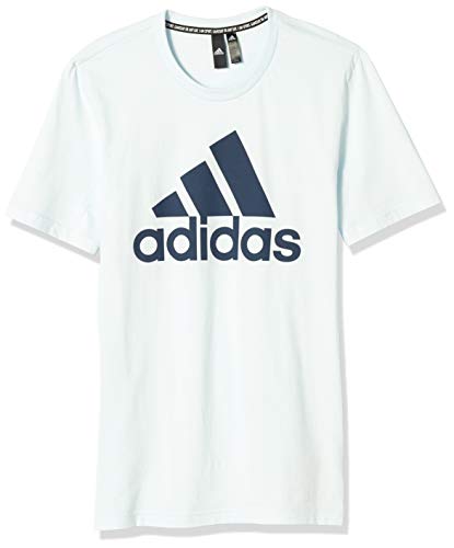 T-shirt adidas Badge of Sport bleu Sky Tint coupe Large Tall pour homme
