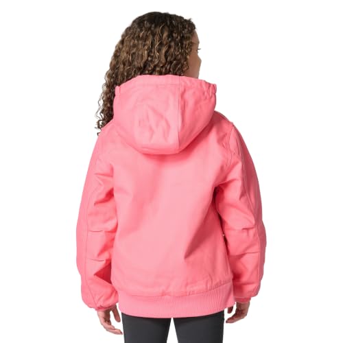 Image of Carhartt Girls' Zip Front Canvas Insulated Hooded Active Jacket