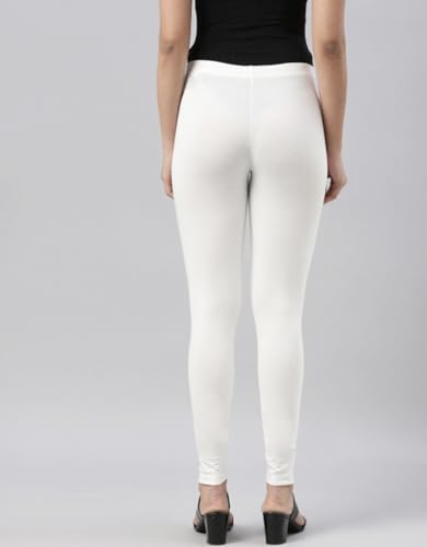 Image of JUNEBERRY Pure Cotton Skinny Fit Ankle Length Leggings Combo (Pack of 2)