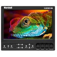 Marshall 7 inch On Camera Monitor with Composite and Component, 3GHD/SDI Inputs, Canon Battery Mount