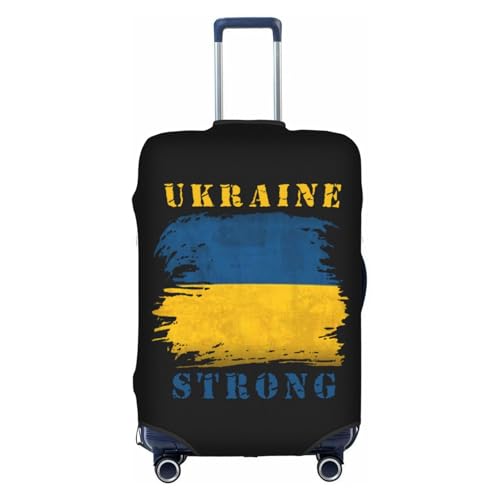 Travel Luggage Cover Ukraine Strong Fashion Washable Baggage Suitcase Protector Fit For Luggage X-Large