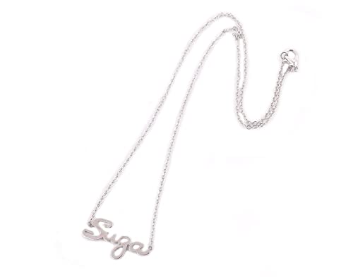 Image of VAMA FASHIONS BTS Army Merch Jewellery Bangtan Band Boys Name Locket Pendant Chain Necklace For Boys & Girls