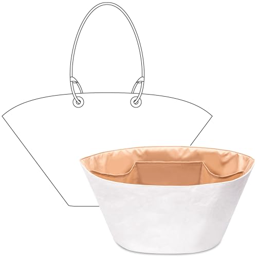 FANJI Project Bolsa organizadora para bolsa Loewe Anagram Basket M, ajuste personalizado dentro de vanile premium, leve, resistente à água, acessórios de inserção