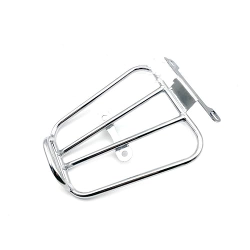 Porte-bagages arrière Lambretta G350 2023 support sac moto argent