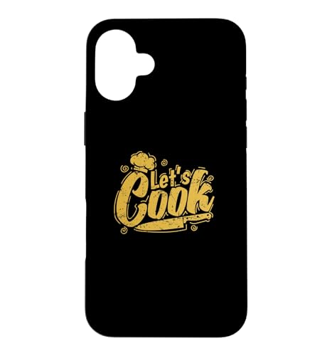 Let's Cook Chef �z�r�[ �t�[�h �L�b�`�� �X�}�z�P�[�X iPhone 16 Plus �p