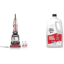 Dirt Devil Full-Size Carpet Cleaner Machine, Perfect for Pets, Carpet Shampooer, Lightweight, FD50300 + 64 oz Pet Carpet Cleaner Solution, Eliminate Pet Odors and Stains, AD31926