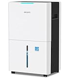 5,000 Sq. Ft Dehumidifier for Basements and Home, Aiusevo 52 Pint Dehumidifiers with Drain Hose Ideal for Large Room, Bedroom, Quietly Removes Moisture, 3 Modes Deshumidificador, Child Lock, 24H Timer