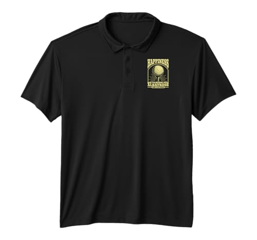 Happiness is to Score an Albatross and Witness Golf Men Performance Polo Shirt
