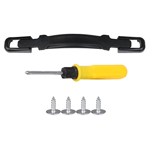 Image of RDEXP Black Suitcase Handle Replacement Parts 115B 8.66 inch with Screws for Cases