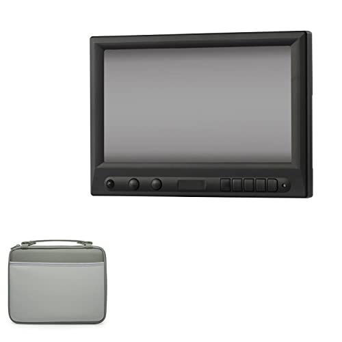 BoxWave Case Compatible with iStarUSA DD-8LCD-889GL - Hard Shell Briefcase, Slim Messenger Bag Briefcase Cover Side Pockets - Pewter