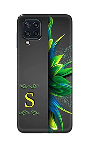 Image of Name II Initial II Letter Alphabet S Hard Back Case Cover for Samsung Galaxy M32 (4G) / Samsung F22 (4G) / Samsung M22 (4G) Back Cover -(J5) VNS2222