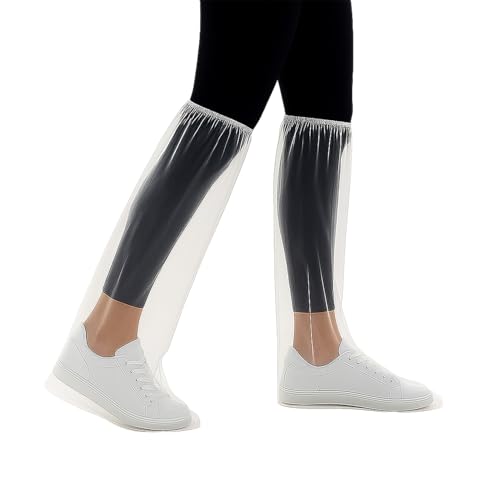 Askyorte 10 Pairs Waterproof 19" Disposable Shoe Covers