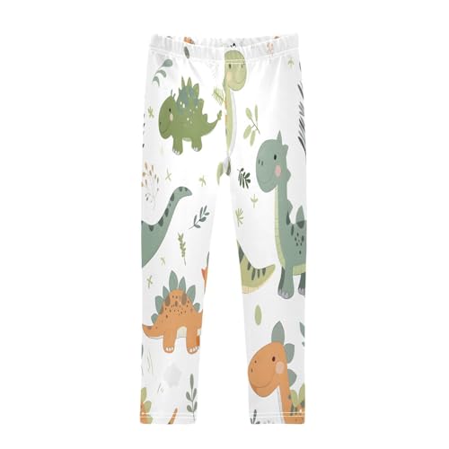 Bolaz Toddler Girls Leggings Printed Yoga Pants Leggings Dinosaurs Cute for Kids