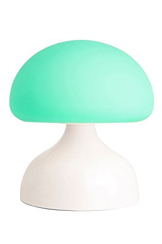 Innerest Baby Children Night Light Nursery Breastfeeding Mood Lamp Touch Control USB Charge Battery (Blue, Mushroom)