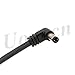 Uonecn Dtap to Right Angle DC Power Cable 12V 2.1mm for KiPRO LCD Monitors Lectrosonic Lowel Blender LED PowerTap-Lectro Devices