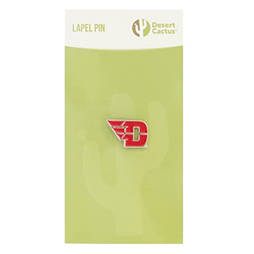 Image of Desert Cactus University of Dayton Lapel Pin DAY Flyers Made of Metal for Formal Wear, Bag and Hat Jewelry, and Tie Tack (Pin A)