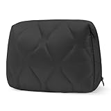 Top 25+ Best Travel Makeup Bag 2021 Review 33 MOYLLOG Makeup Bag, Wide-open Cosmetic Bag, Toiletry Bag for Women, Travel Essentials Organizer, Compact Lightweight for Daily Use