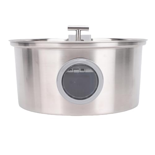 Fuente de agua automática para gatos acero inoxidable 3.2L