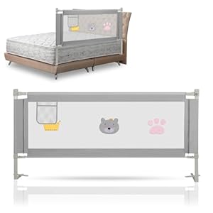 Eulenke Grijs Bettgitter für Kinderbett