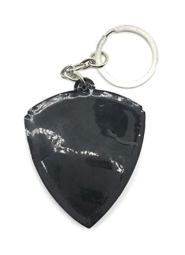 Wethefounders Automotive Car Keychains Tesla Keyring Accessories And Gifts Black And White Rubber One-Sided Model S #TOP2