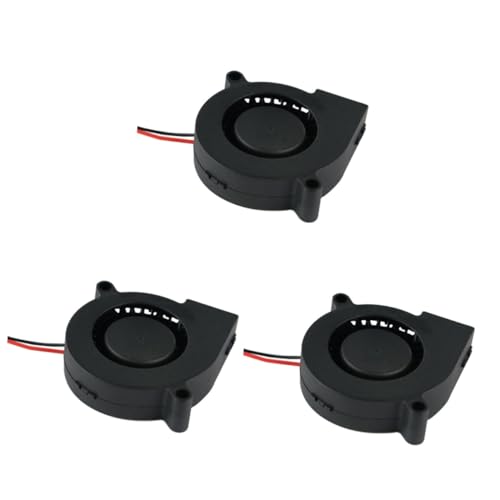 Gatuida 3pcs Radiator Electric Industrial Cooling Fan Reliable Industrial Blower for Efficient Cooling Printer Accessory