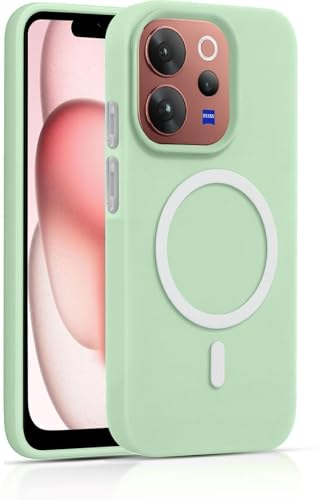 Image of AeoFit Matte Back Cover for vivo V70 Elite 5G | Shockproof Soft TPU Case with Camera Protection | Slim & Lightweight Back Cover Case for vivo V70 Elite 5G (Green)