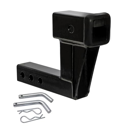 Rallonge de récepteur EXTAI 5001.6512 en tige solide 15,2 cm avec 2 goupilles
