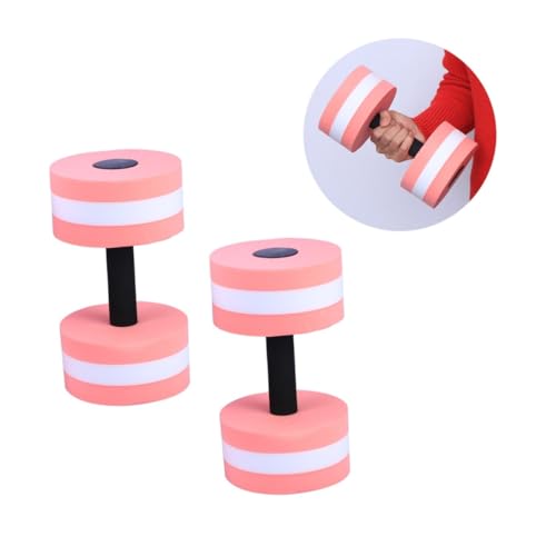 2 pesas acuáticas rosadas de EVA para ejercicio en agua miniatura 3