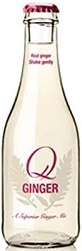 Q Drinks - Ginger Ale - Case of 6 (each 4 pack) - 6.7 Oz.