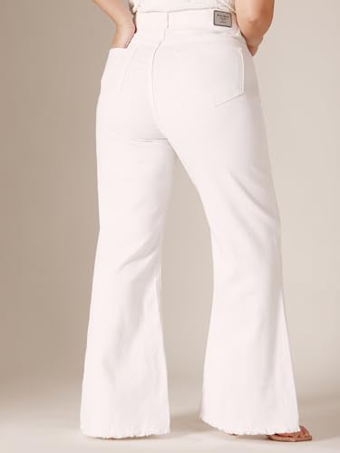 Image of Miss Chase A+ Women's Bootcut High Rise Stretchable Denim Jeans