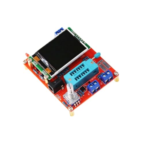 MerciL GM328 Transistor Tester, Diode Capacitance Voltage Frequency Meter PWM Square Wave Signal Generator SMT Soldering, Frequency Tester with LCD Display for GM328A GM328 Accessory