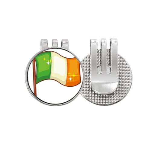 Pince magnétique émail casquette golf Irlande marqueur de balle