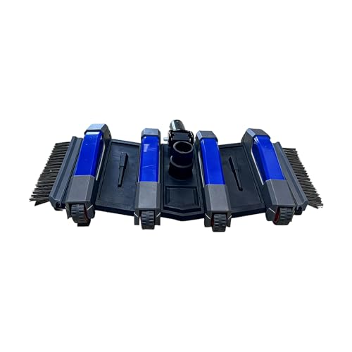 Jubilofex Cabezal de aspiradora de suelo – Accesorio de limpieza de 35,5 cm con ruedas, herramienta manual y duradera de aspiración | Equipo de eliminación de suciedad fiable para la limpieza de