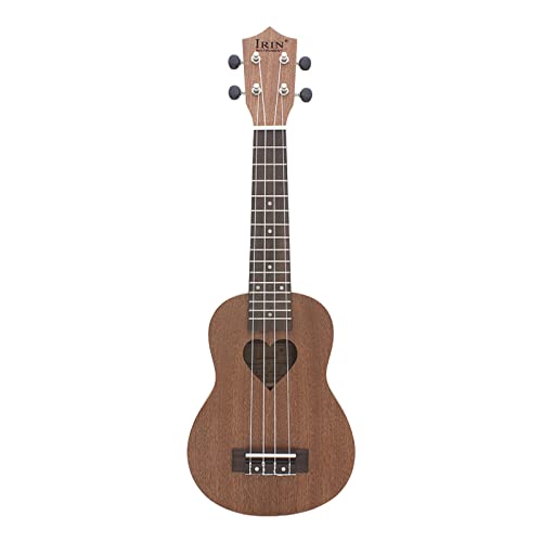 Ukelele soprano para principiantes guitarra de 21 pulgadas ukelele instrumento para adultos, guitarra de...
