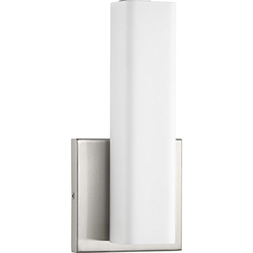Progress Lighting P710049-009-30 Contemporary Modern LED Wall Bracket from Beam LED Collection in Pewter, Nickel, Silver Finish,